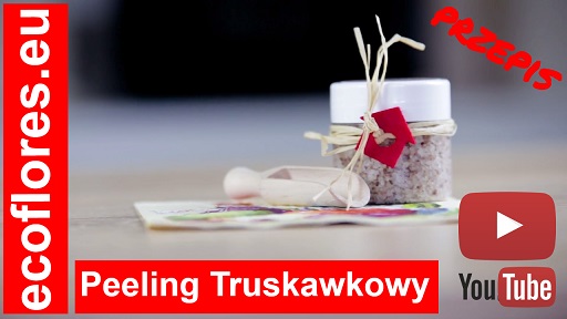 Peeling truskawkowy - przepis Ecoflores