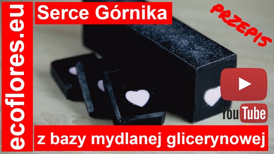 Serce Górnika przepis na mydełko z bazy mydlanej Ecoflores