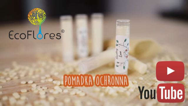 Pomadka ochronna do ust Ecoflores